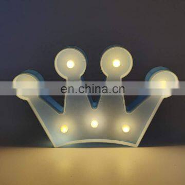 Christmas Decoration Crown Marquee Lights For Wall Hanging