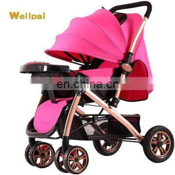 Automatic Baby Car Seat and Stroller Set Leather