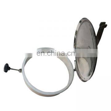 Stainless Steel Non Pressure Round Manway Manhole Cover for Tank photo-6