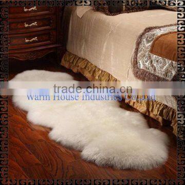 2016 Soft Sheepskin Leather Fur Rug / Natural Color or Dyed Color Sheep Skin Rugs/Animal Skin Rugs