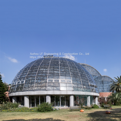 LF Steel Glass Dome Structure Hall Building Frame Church Roof Design photo-2