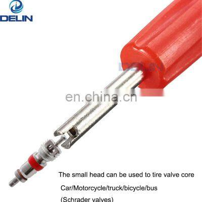 2 in 1 Air Conditioning Valve Core Screw Driver Tire Valve Core Remover Installer Tool photo-2