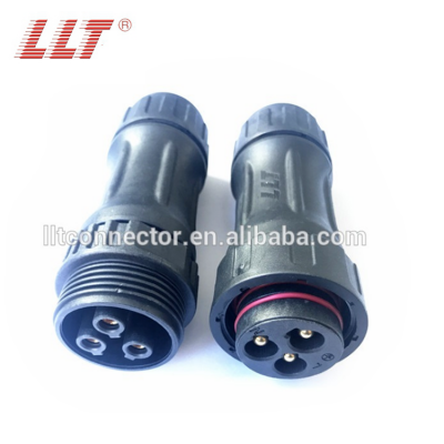 Ip68 Waterproof Power 3pin Connector 2 3 4Pin Waterproof Electrical Large Ampere Connector photo-3