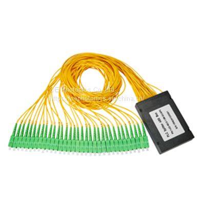 FTTH g657 a1 2.0 3.0 mm sx core sc apc fiber optic plc splitter , ABS cassette optical plc splitter