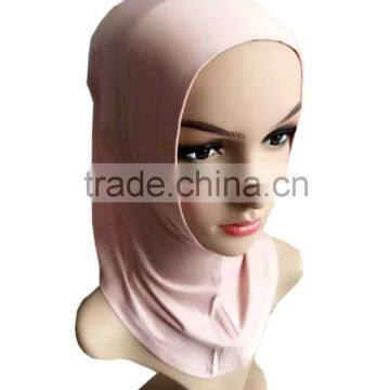 New design make your face beautiful 10colors cotton Plain islamic inner cap muslim ninja underscarf