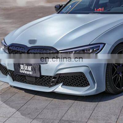 Diamond Style All Black Front Car Grille For Bmw G20