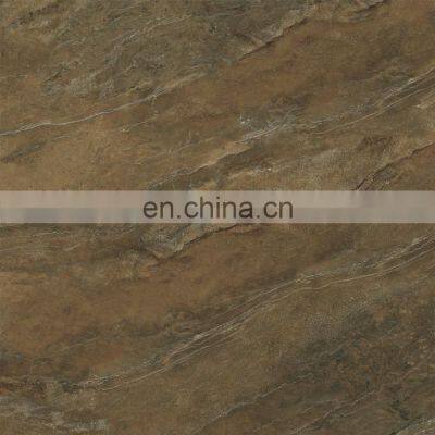 Foshan Brown 800X800 Infinite Continuous Pattern Tile Design Marble Porcelain Tile Flooring