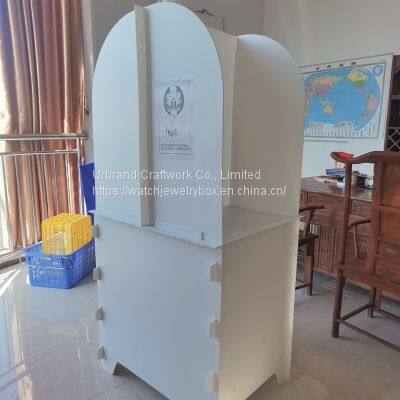 Chinese Cheap Price Standalone Corrugated PP PPC Plastic Voting Booth Individual Voting Box Wholesale photo-2