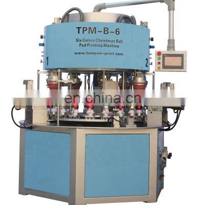 Custom Logo Semi Automatic 6 Color Christmas Balls Pad Printing Machinery Manufacturers photo-2