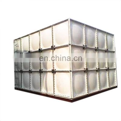 Rectangular large capacity FRP SMC drinking water tank