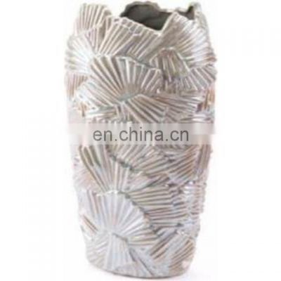 aluminium cast flower vase