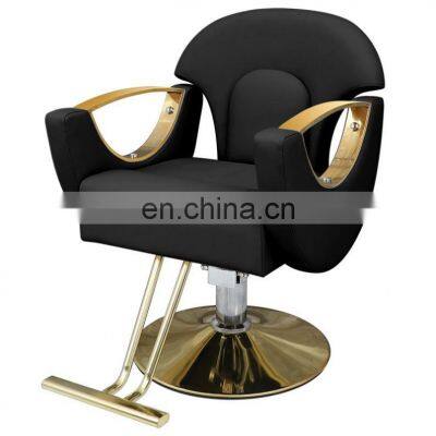 Barber Shop Furniture Comfortable New Design Durable Material Gold Barber Chair photo-4