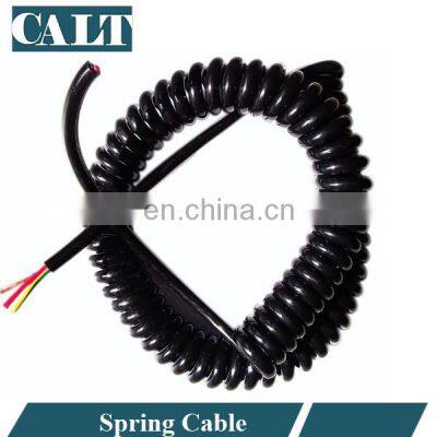 CALT Type of Spiral Coiled Cable for CNC Handheld Encoder Manual Pulse Generator MPG photo-2