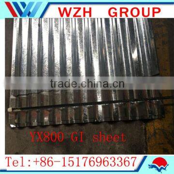 26 Gauge Galvanized Steel Sheet / Corrugated Iron Sheets Price per Ton