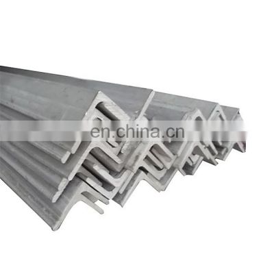 High quality hot rolled 201 304 316 V shape all types of steel angle bar