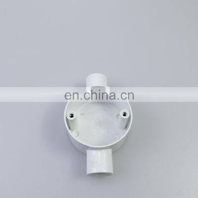 Electrical 20mm 25mm PVC Box 1 Way 2 -3 - 4 Way Intersection Junction Box Plastic Circular Box photo-5