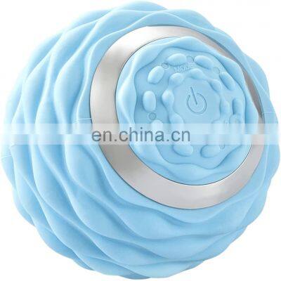 Vibrating Massage Ball for Therapy & Deep Tissue Myofascial Release 4 Speed Rechargeable Lacrosse Ball