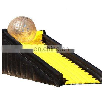 75ft Long Inflatable Zorbing Bubble Zorb Ball  Launch Race Track Slide Ramp Game