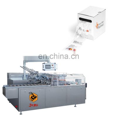 Pill sachet Carton packaging Machine High Speed Continuous Horizontal Cartoning Box Packing Machine