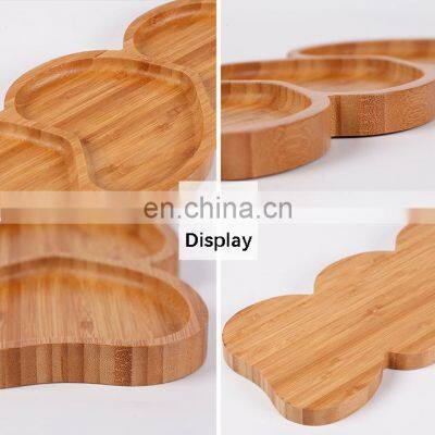 Wholesale Creative Design Restaurant Heart Shaped Bamboo Serving Tray photo-4