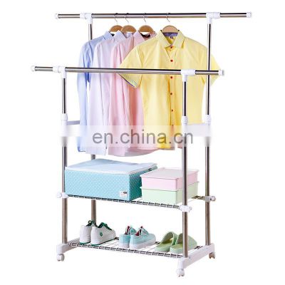 Stable quality clothes display fold out clothes rack