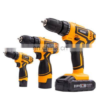 12V 21V Lithium Battery Power Tools Combo Set Cordless Power Tools Combo Set Electric Tool Box Set