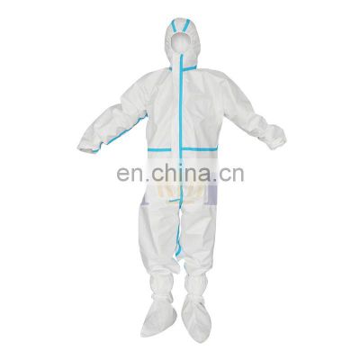 2020 Hot selling Medical Disposable Protective Clothing With Blue Strip