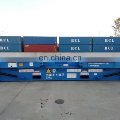 10ft container flat rack frame shipping container FR prefab shipping container