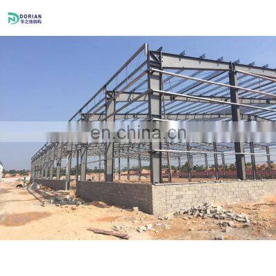 Light i Beam Steel Structure Roof Structural Warehouse Roof Frame Construction Building