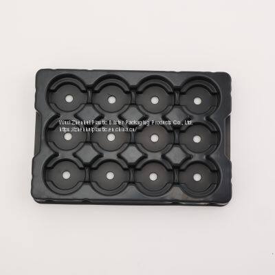 thermoforming black plastic blister trays plastic PET perforate blister pallets