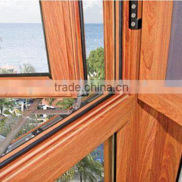 Thermally Broken Aluminum Casement Windows with Screen