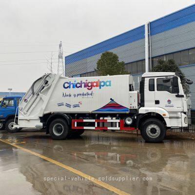 6-wheel Shaanxi Automobile 4 * 2 garbage transfer vehicle