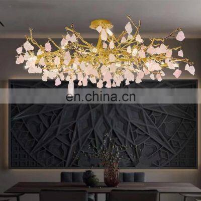 Luxury Golden Chandelier Home Decoration Ceiling Light Large Tree Branch Chandelier