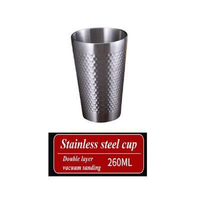 Stainless Steel Cup Double-layer Vacuum Frosted Insulation Cup photo-2
