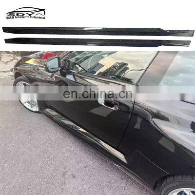 G87 M2 R44 Style High Quality Dry Carbon Fiber Side Skirt Side Bumper Lip Splitter For BMW G87 M2 photo-2