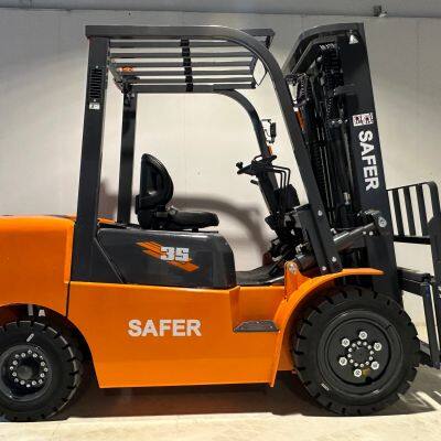 Diesel Forklift 3 Tons Three Mast 3m 4.5m 5m 6m Diesel Forklift With Isuzu Engine photo-3