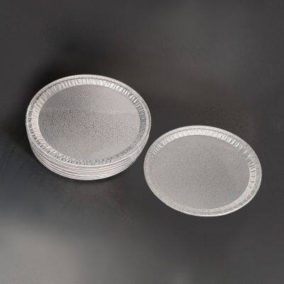 Thick Round Aluminum Foil Tray 12 Inch for Catering Roasting Takeout Bakery and Food Packaging