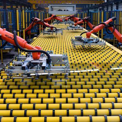 Conveyor Support Traction Drive Rubber Rollers Roller for Float Glass Smart Production Line photo-2