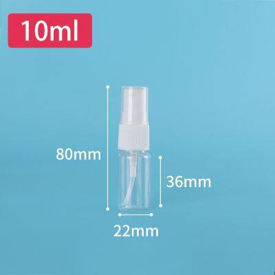Cosmetic Packaging 30ml 50ml 60ml 80ml 100ml 120ml 150ml Perfume PET Plastic Spray Bottle With Mist Spray Lid photo-2
