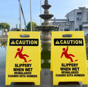 Outdoor PP Fluted Safety Sign – Durable Warning Marker for Hazard Areas photo-3