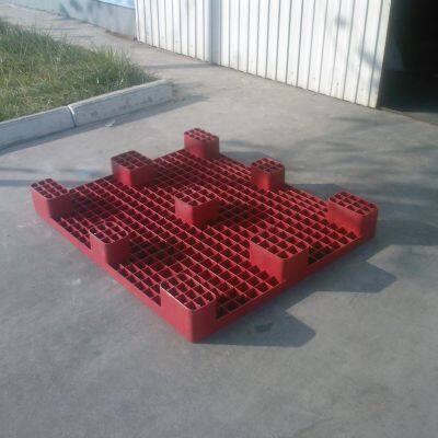Custom Color Plastic Pallet With Logo Printing Industrial Grade for Machinery Parts Packaging photo-5
