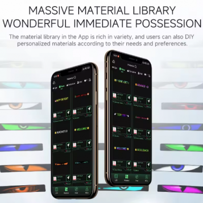 Design Intelligent Car LED Matrix Pixel Panel/Bluetooth Control Car Advertising Display Screen（Wechat:13510231336） photo-4