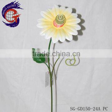 handmade metal decoration flower with glow in dark