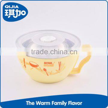 Top quality easy clean PP and stainless steel bowl for noodle