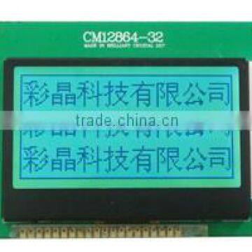 128x64 industrial grade cog small size lcd display module with ST7565p controller