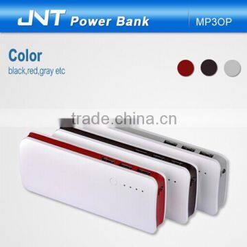 Top sell rechargeable battery charger power bank with 3 output 14000mAh