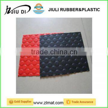 Parking lot pvc rubber mat PVC coin mat