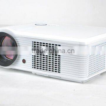 HD lcd led projector for home theater with 2100lumens 1000:1 720p,1080p support,black&white color available