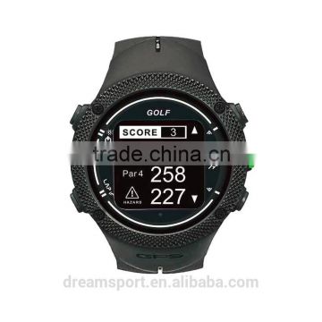 High Quality GPS Watch with Silicone Band Rangefinder Golf Wristwatch with Multilanguage World Courses Preloaded