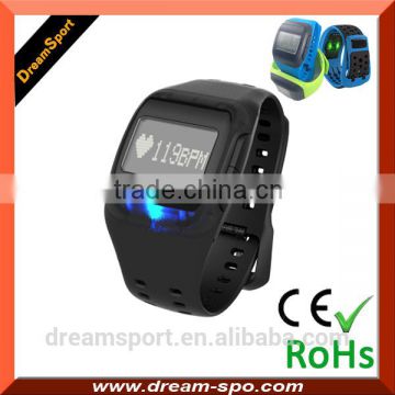 2016 latest DSP BLE Heart Rate Activity Tracker with LED display